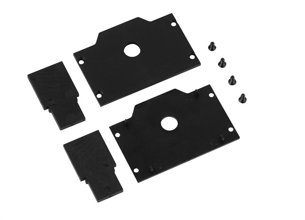 Комплект заглушек (2шт) для шинопровода под натяжной потолок IZILED 48V IZ48-2100BK IZ48-2100BK