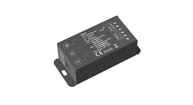 Диммер ( Контроллер ) для CCT изменяемой температуры  ленты V2-C 20А V2-C