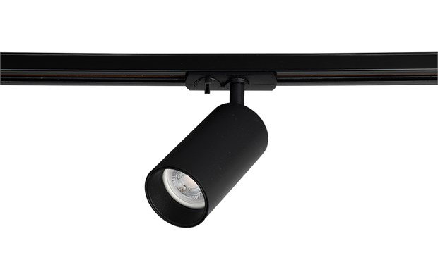 Трековый светильник (спот)  скрытый адаптер поворотный однофазный gu 10 черный EL002239
