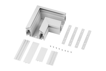 Соединитель угловой для шинопровода в натяжной потолок IZILED 220V IZ220-9000WH IZ220-9000WH