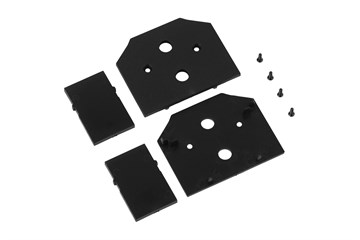 Комплект заглушек (2шт) для шинопровода под натяжной потолок IZILED 220V IZ220-2100 черный 10054