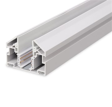 Трековый шинопровод для натяжных потолков 2в1 3M 48V БЕЛЫЙ VS-CX-03WH