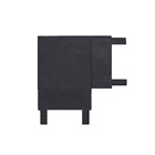 Коннектор L образный к шинопроводу магнитному Thin Чёрный SI020505