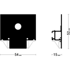 Заглушка торцевая для трека IZI TREK01 1шт 10646(Z)